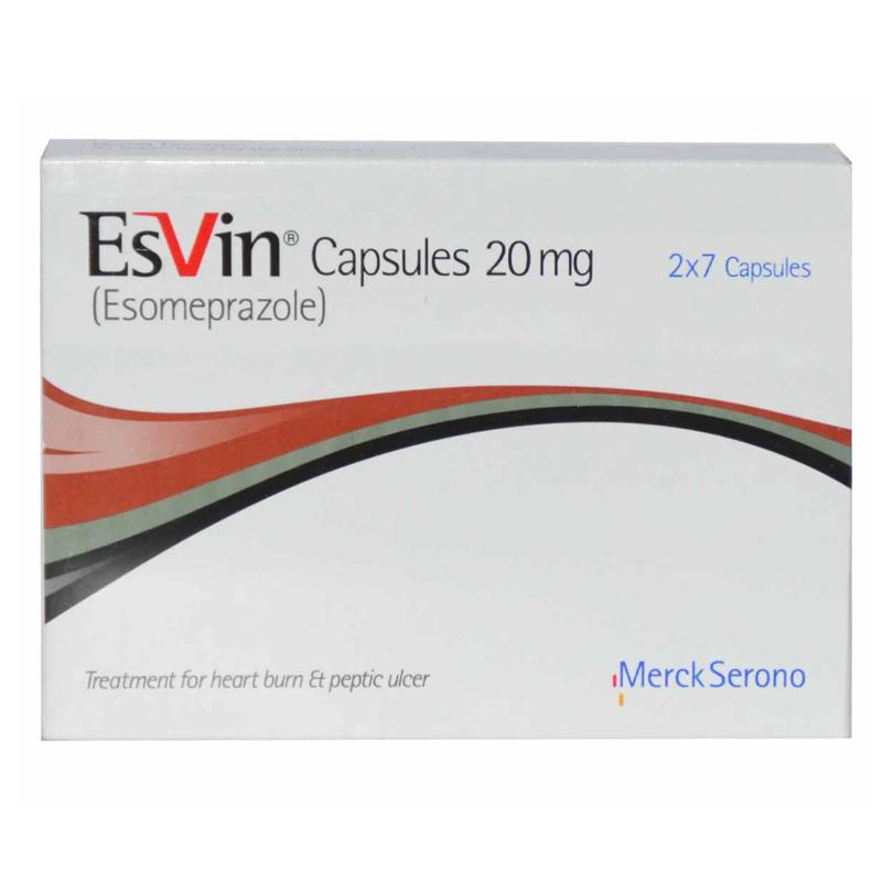 Esvin capsule 20 mg 2×7’s