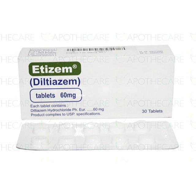 Etizem tablet 60 mg 30’s