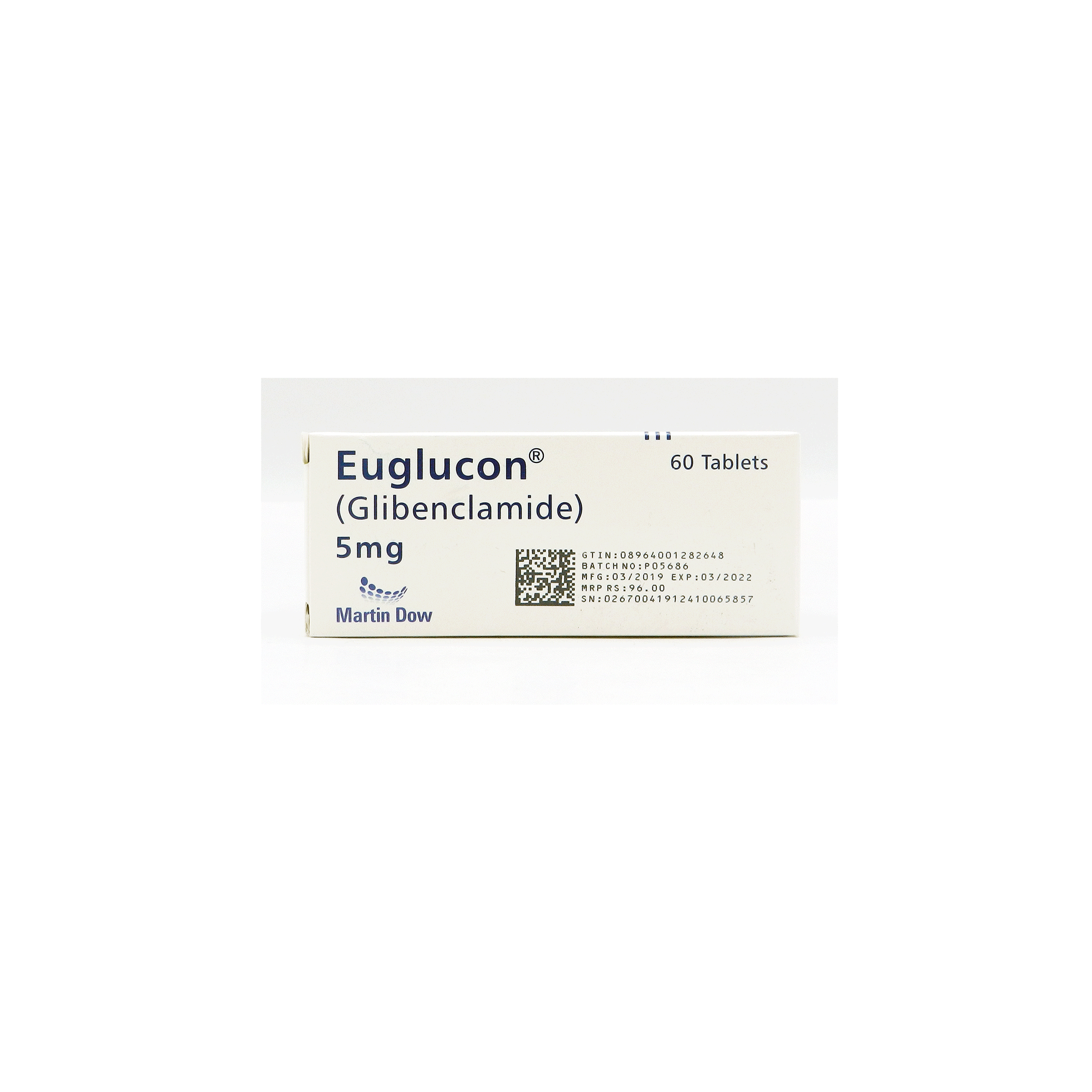 Euglucon tablet 5 mg 6×10’s