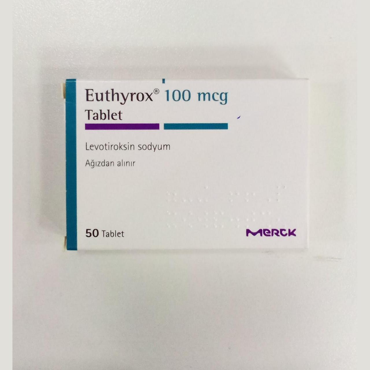 euthyrox tablet 100mg (Levothyroxine) imported