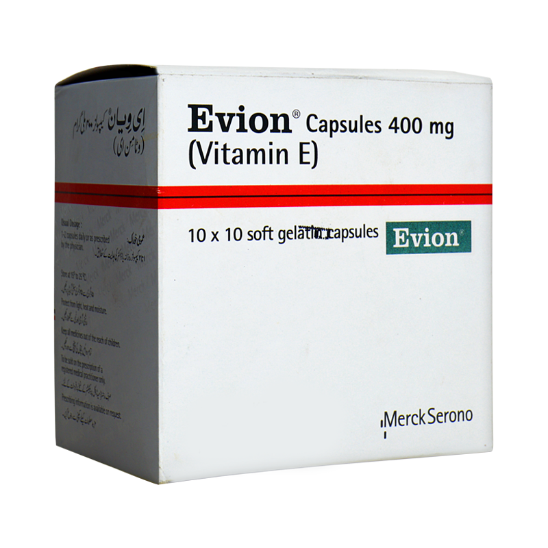 Evion capsule 400 mg 10×10’s