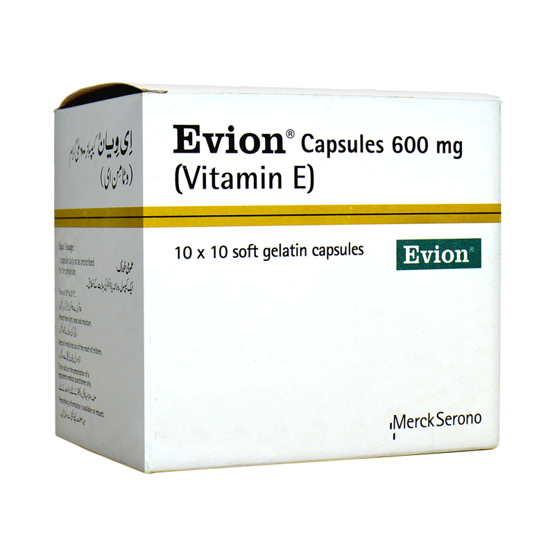 Evion capsule 600 mg 10×10’s