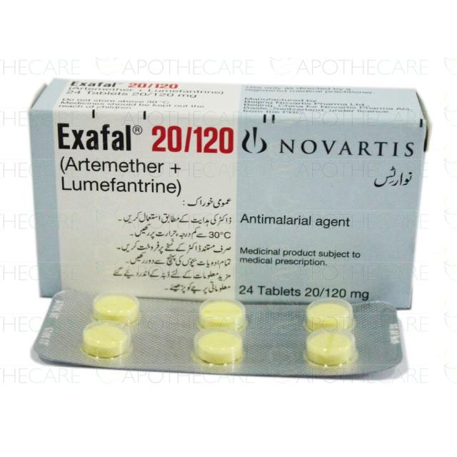 Exafal tablet 20/120 mg 3×8’s