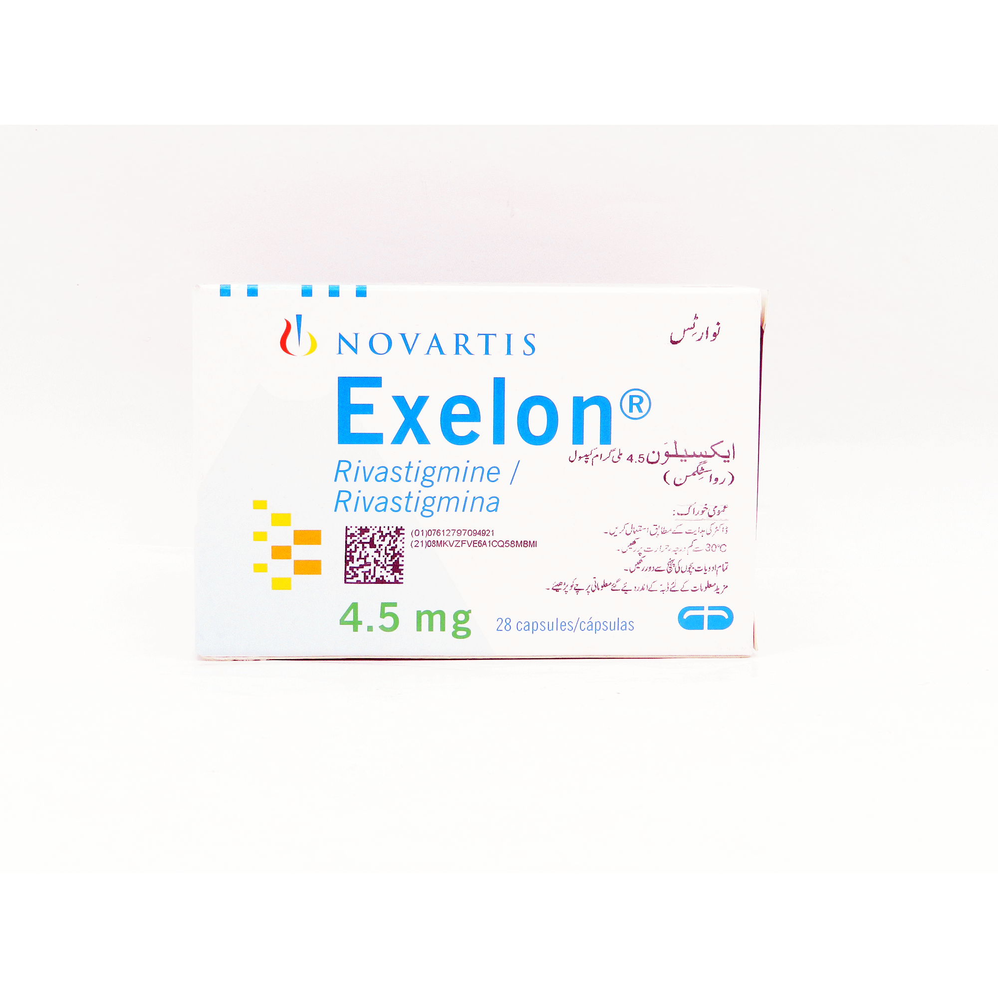 Exelon capsule 4.5 mg 28’s