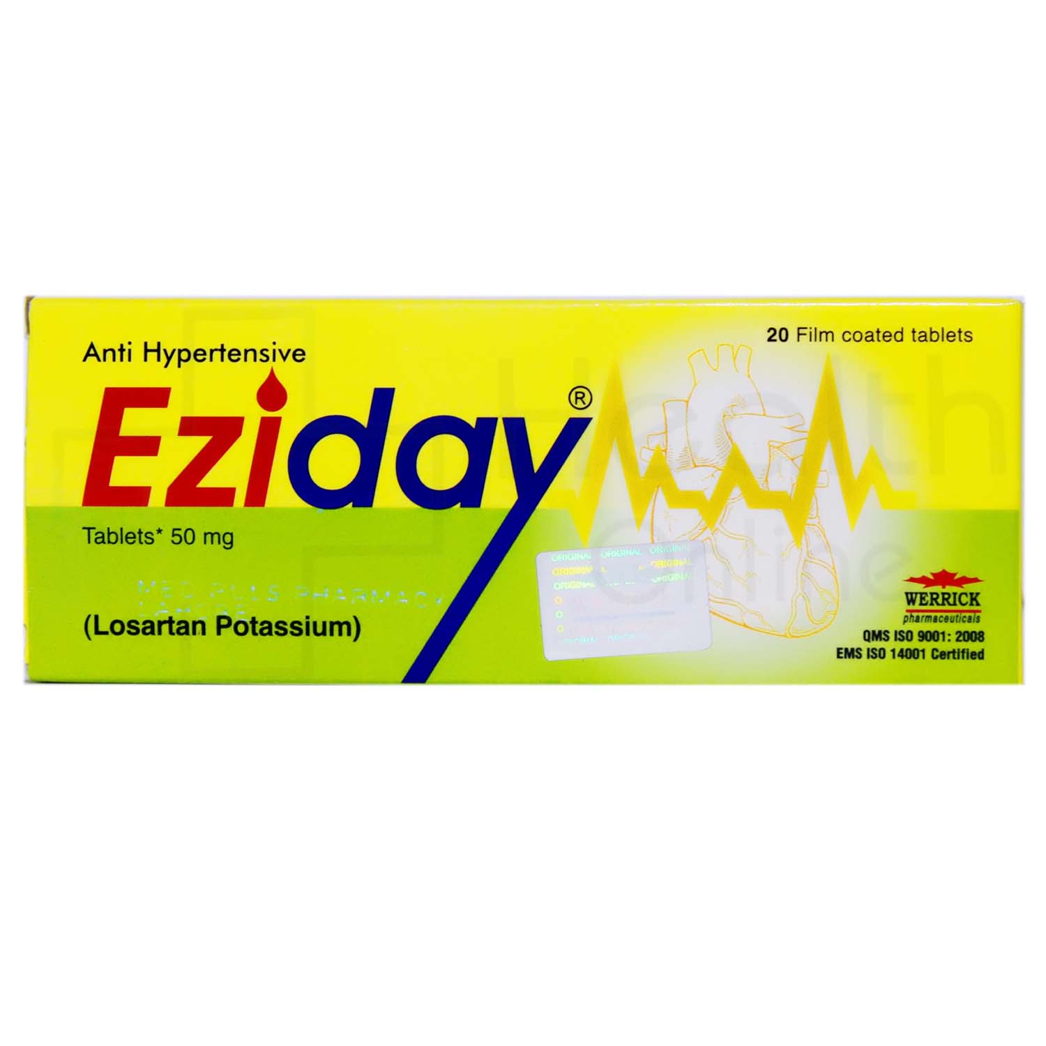 Eziday tablet 50 mg 20’s