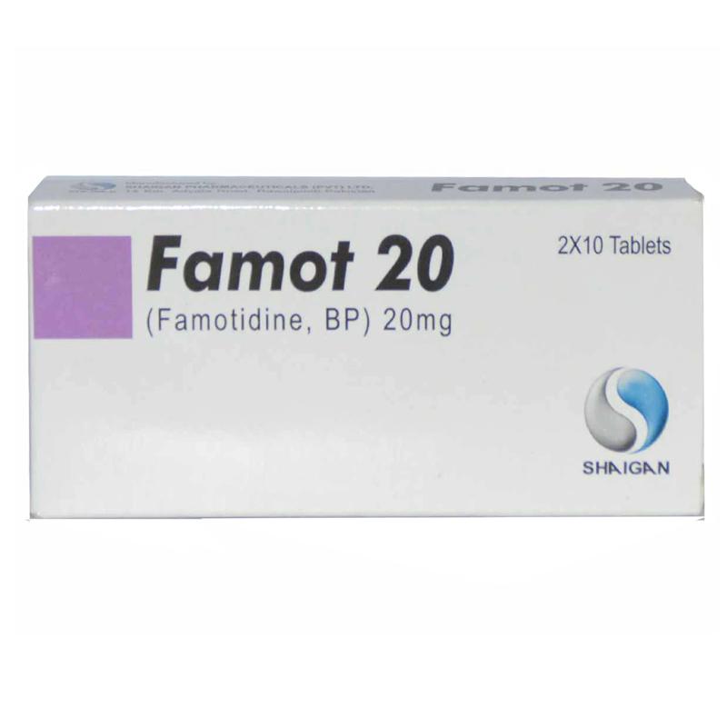 FAMOT 20mg Tablet 20s