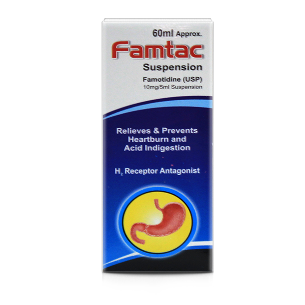 Famtac suspension 10 mg/5 mL 60 mL