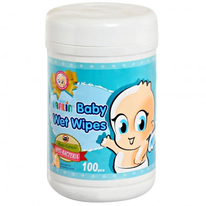Farlin Baby Wet Wipes – Anti-Bacteria 100 Pcs Jar
