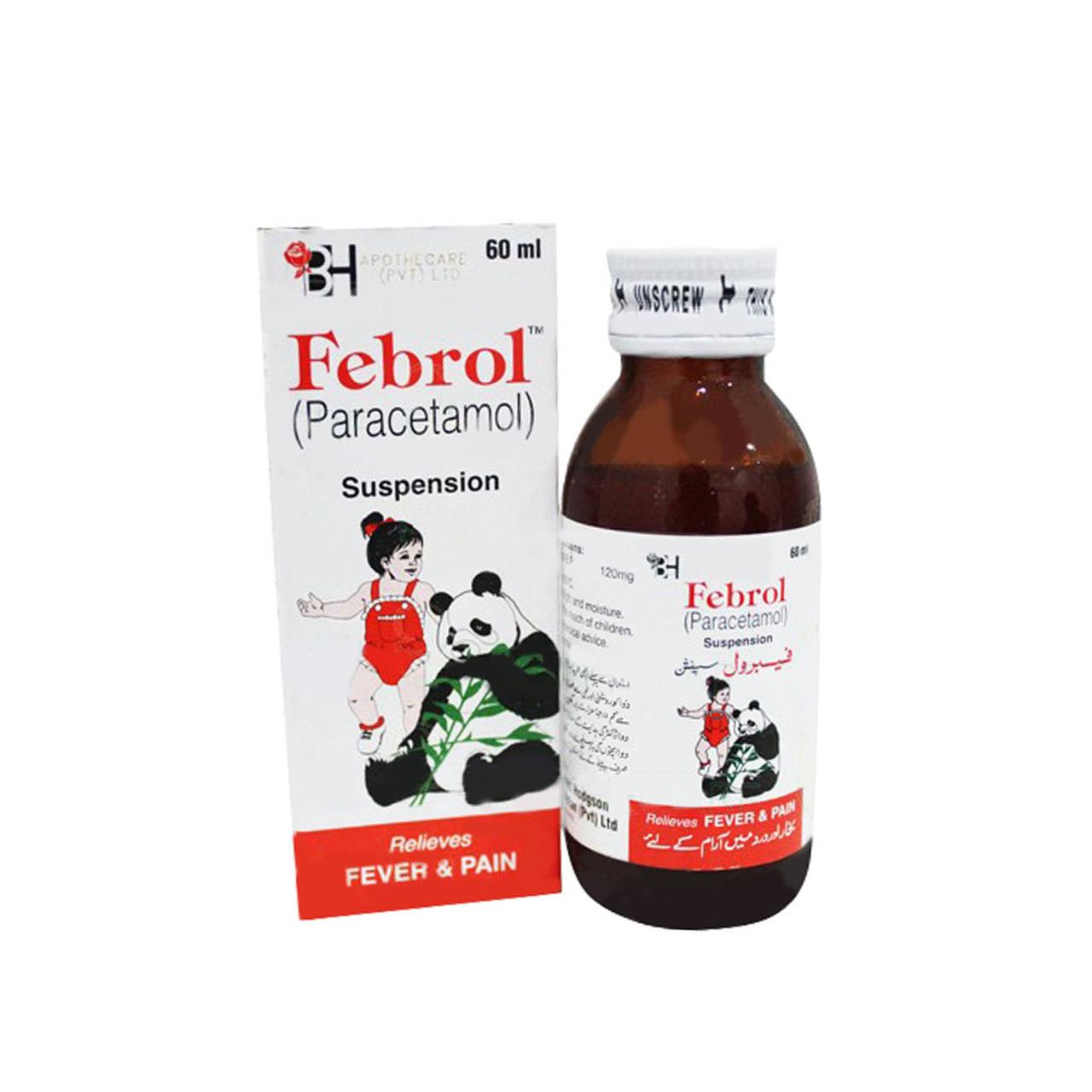 Febrol suspension 120 mg 60 mL