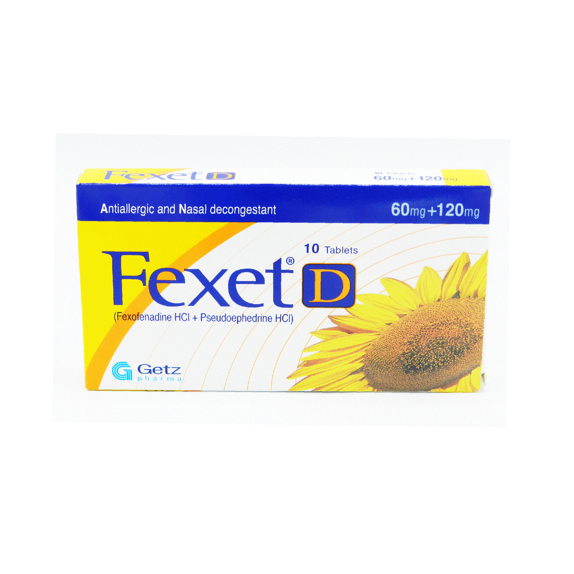 Fexet-D Tab 60mg/120mg 10s