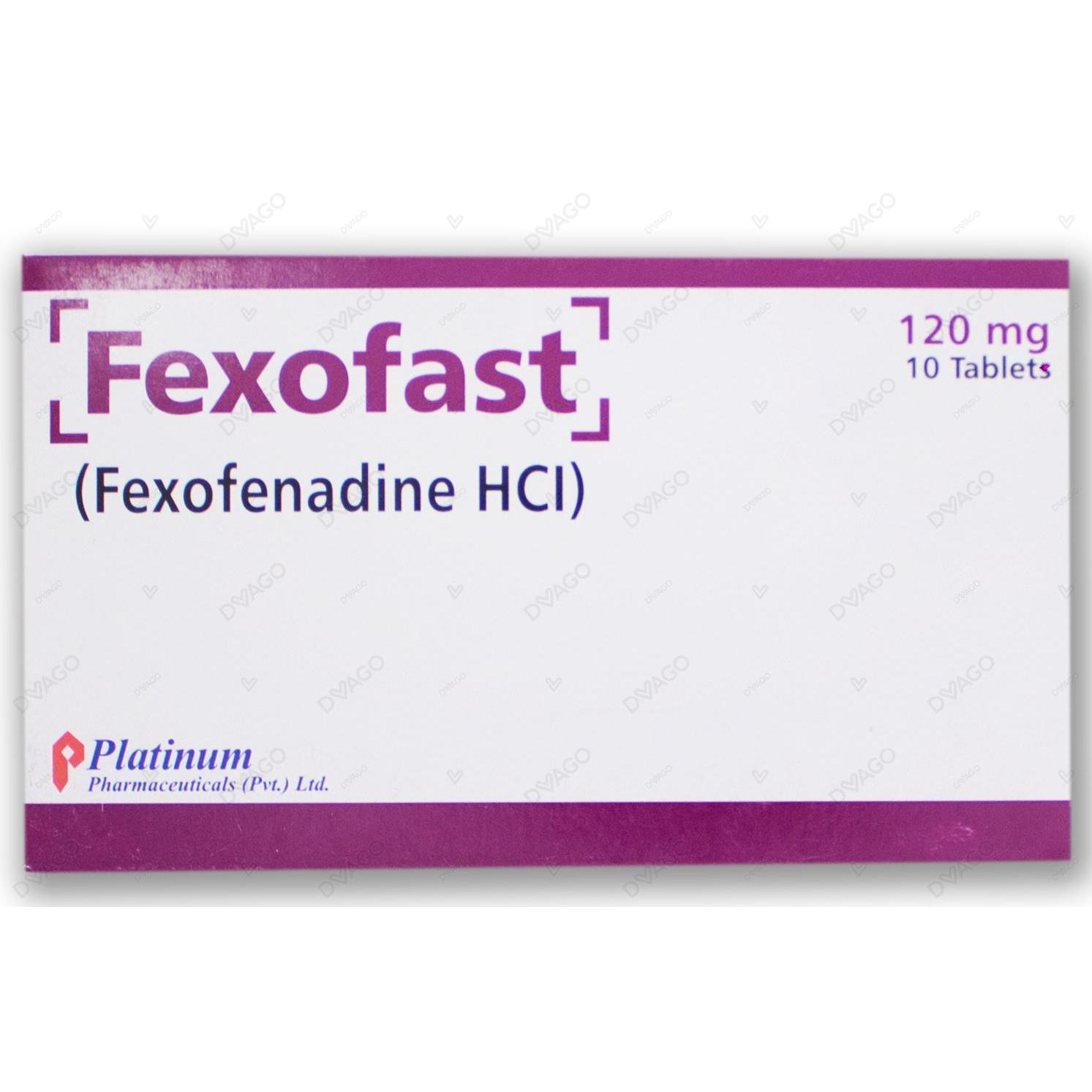 Fexofast tablet 120 mg 10’s