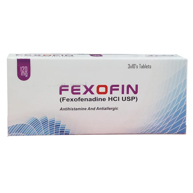 Fexofin tablet 120 mg 30’s