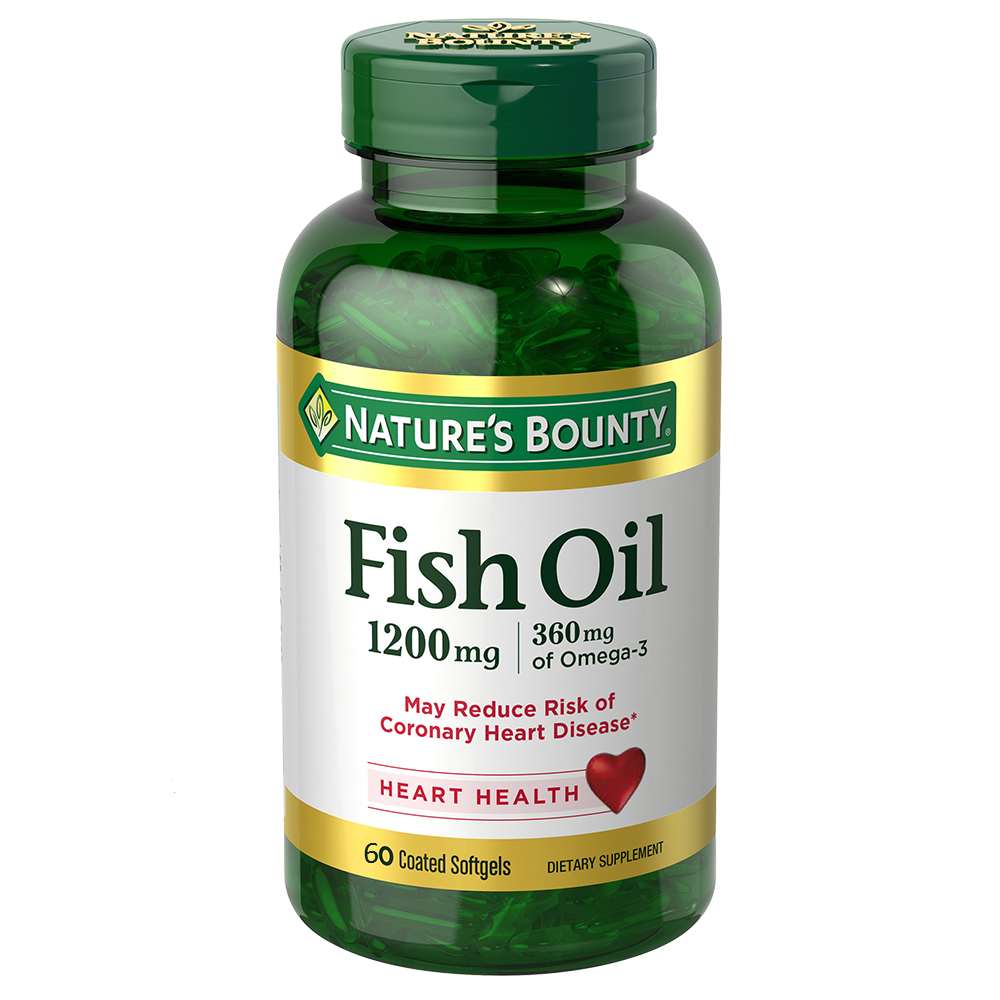 FISH OIL 1200MG 60 softgels-NATURE’S BOUNTY