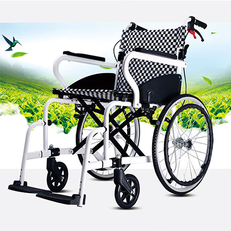 Fixed Armrest and Legrest folding back seat and Breaks on handle