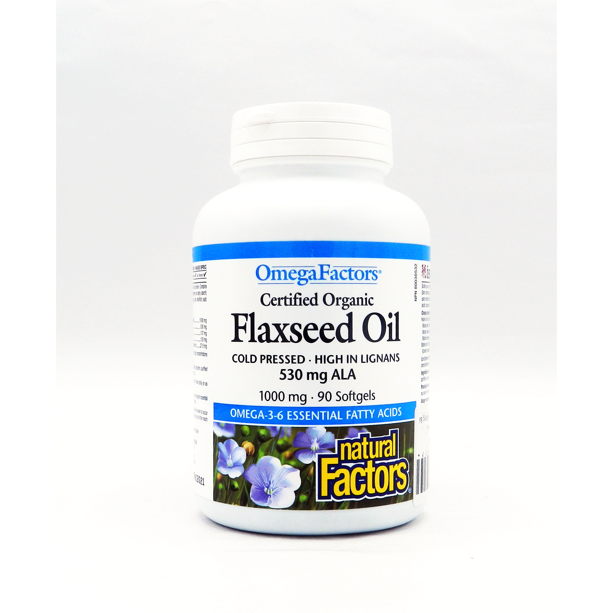 Flax Seed Oil Softgel 1000mg 90s