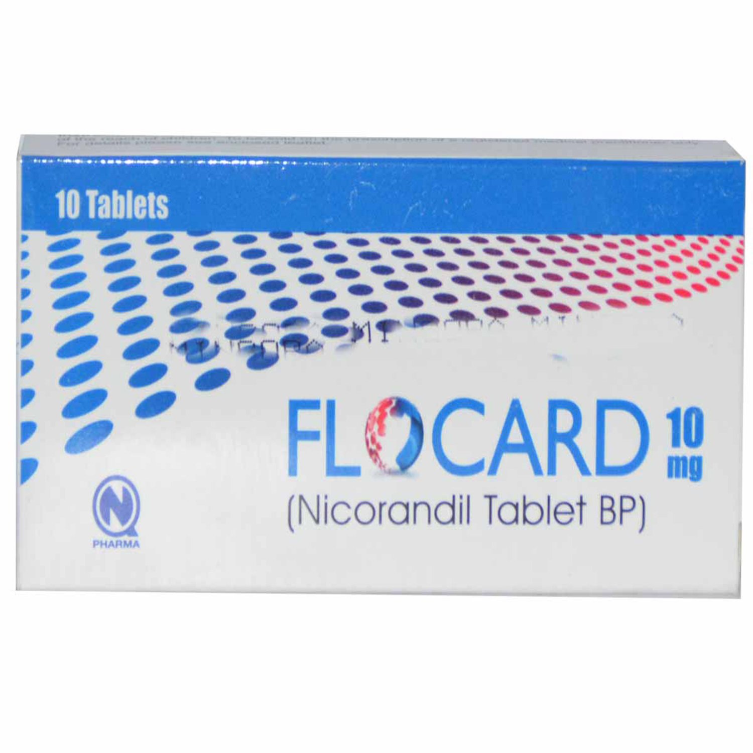 Flocard tablet 10 mg 10’s