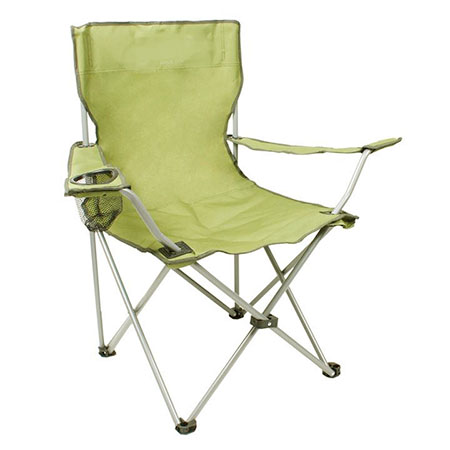 folding Hard Arm Chair – yellow