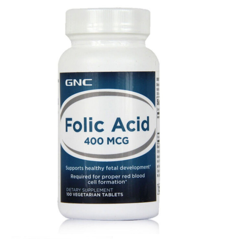 FOLIC ACID TABLET 400MCG GNC IMPORTED