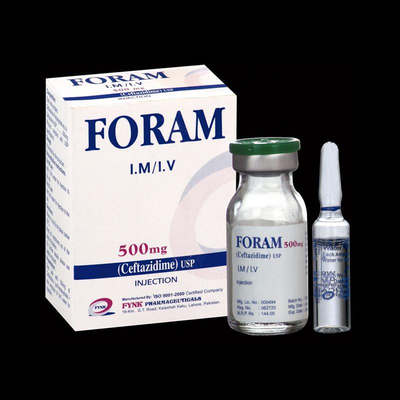 Foram Injection 500 mg 1 Vial