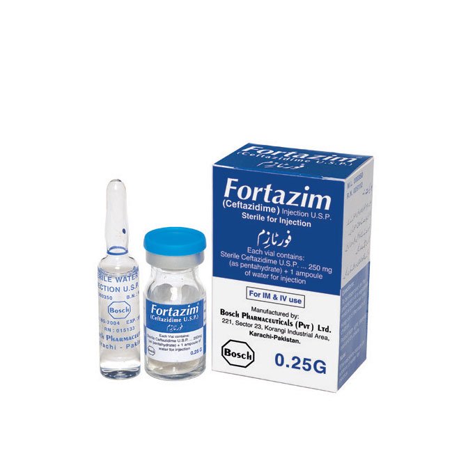 Fortazim Injection 250 mg 1 Vial