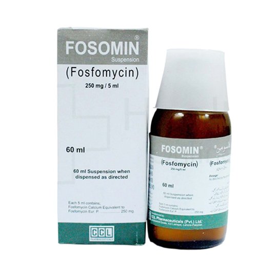 Fosomin suspension 250 mg 60 mL