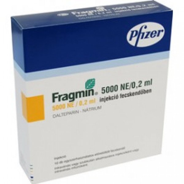 Fragmin Injection 5000 IU 10 Pre filled Syringe