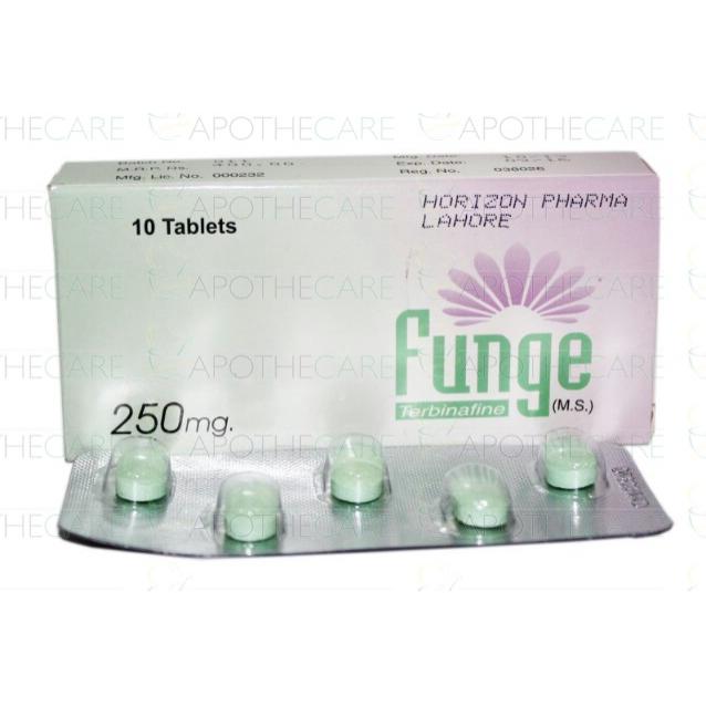 Funge tablet 250 mg 2×5’s