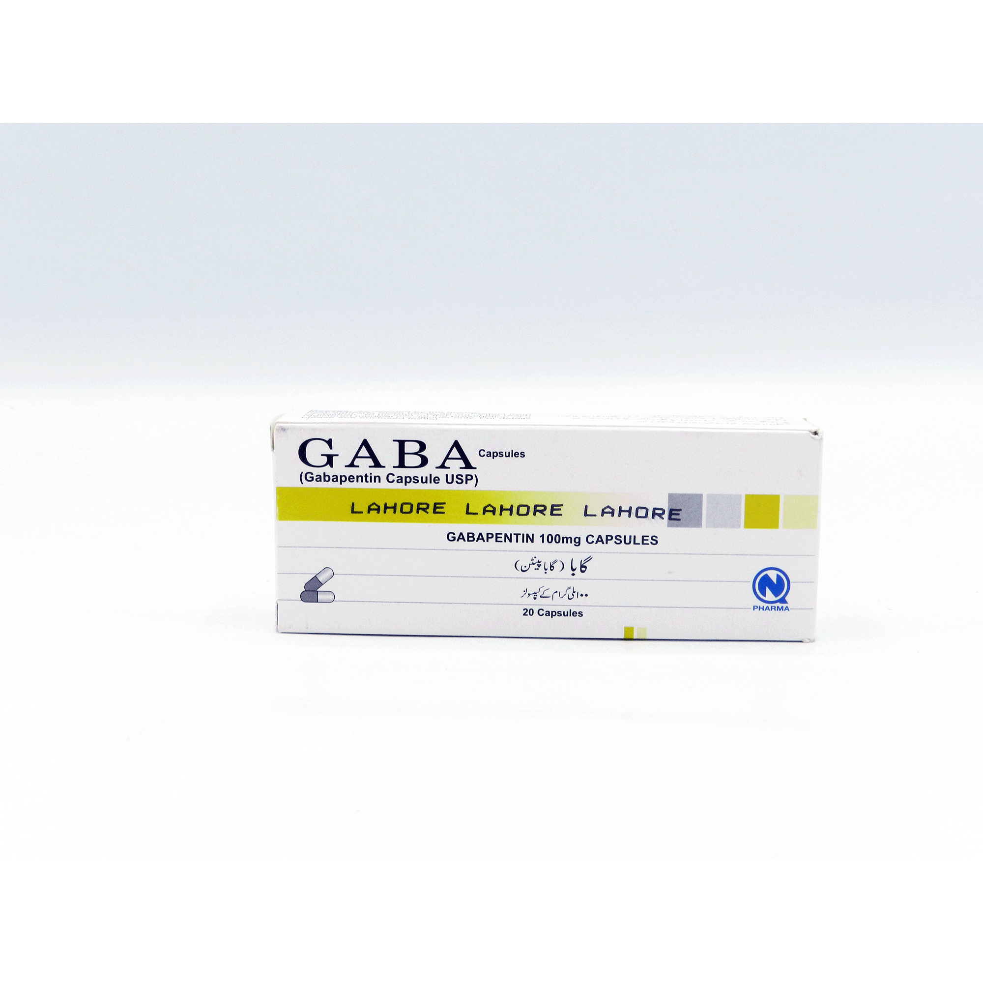Gaba capsule 100 mg 20’s