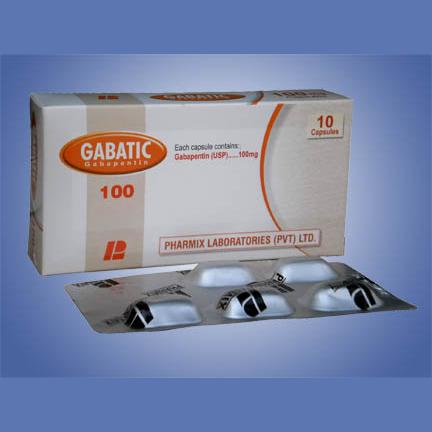 Gabatic capsule 100 mg 2×5’s