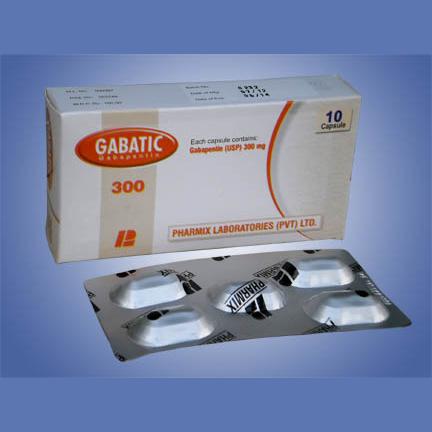 Gabatic capsule 300 mg 2×5’s