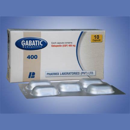 Gabatic capsule 400 mg 2×5’s