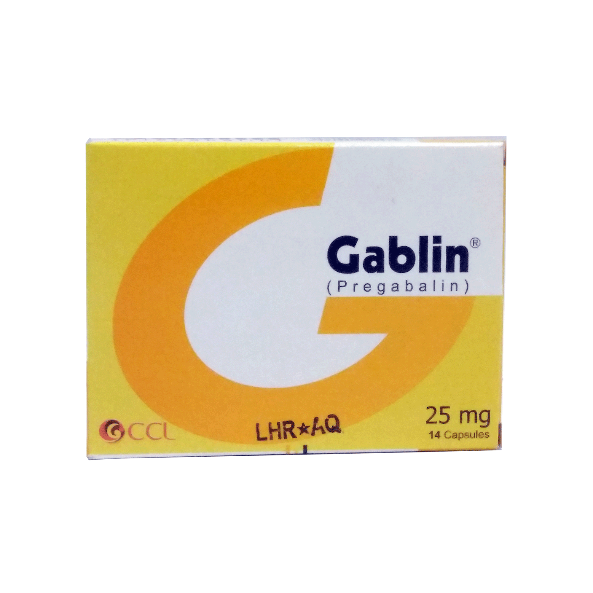 Gablin capsule 25 mg 14’s