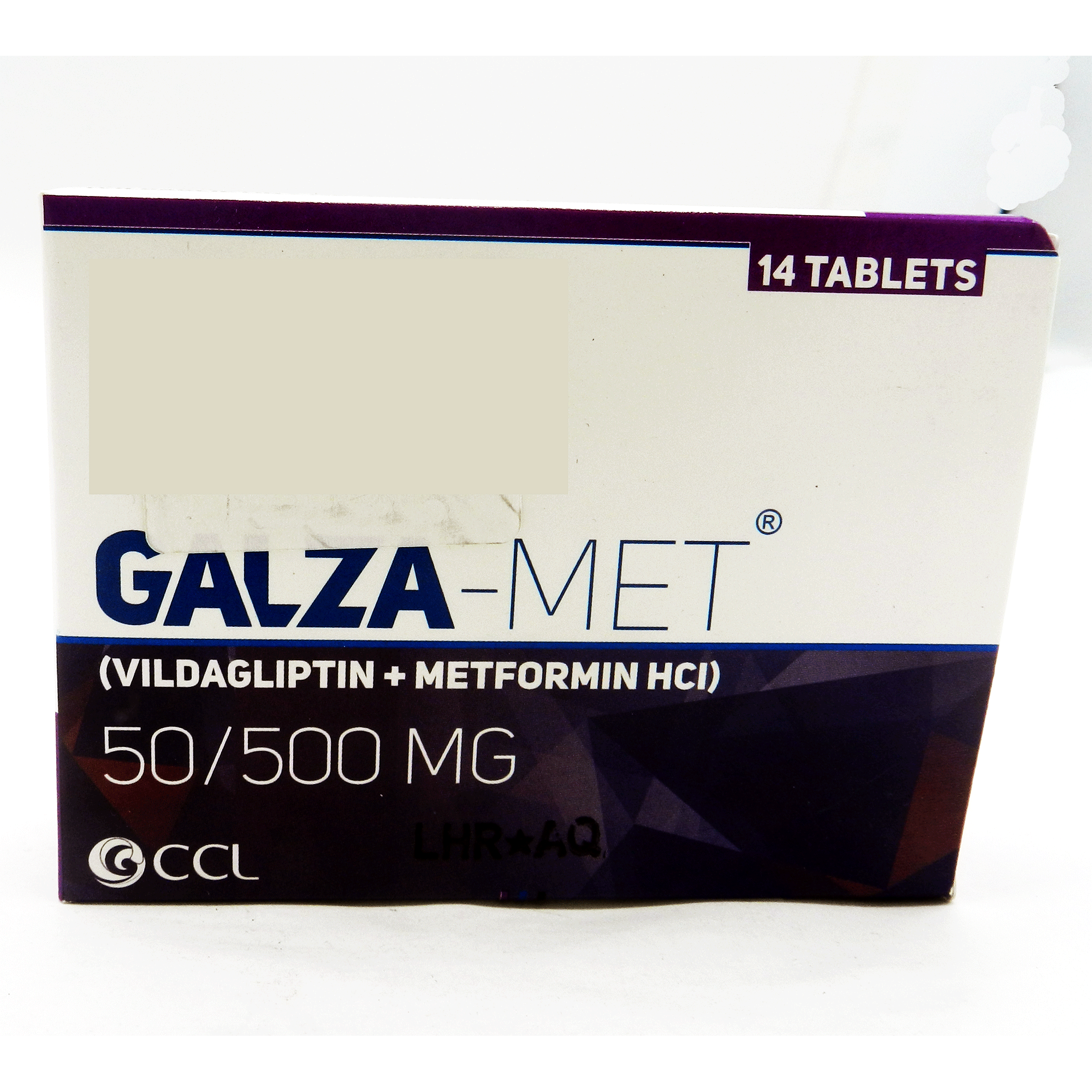 Galza-met Tab 50mg/500mg 14s