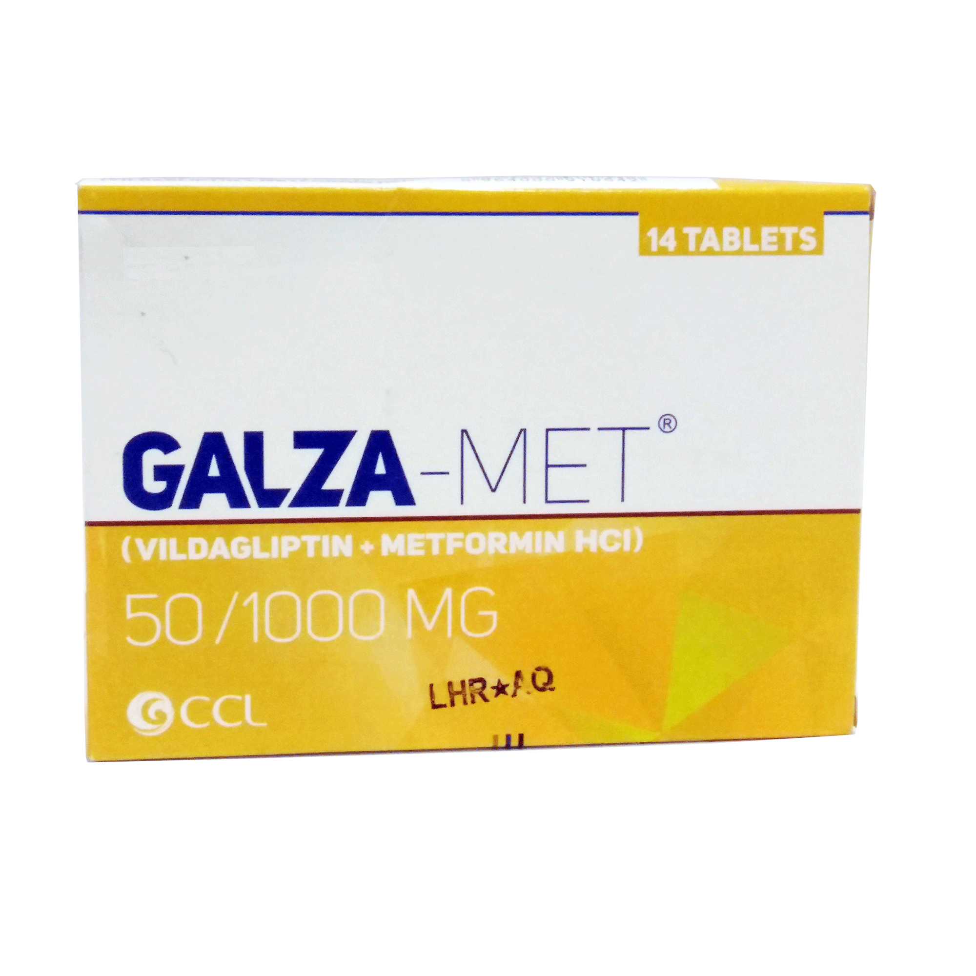 Galza Met tablet 50/1000 mg 14’s