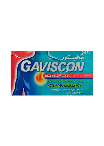 Gaviscon tablet 24’s (extra strength 500mg)