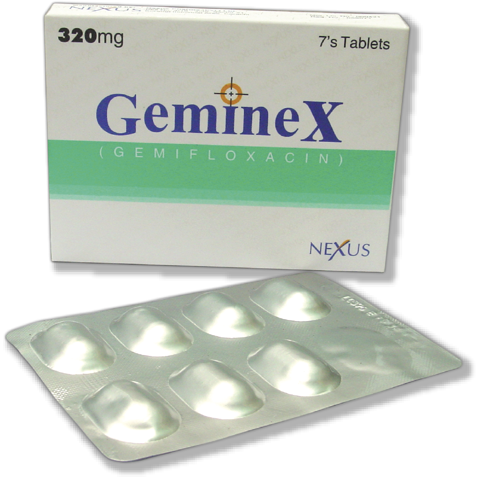 Geminex tablet 320 mg 7’s