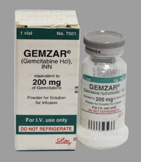 Gemzar Injection 200 mg 1 Vial