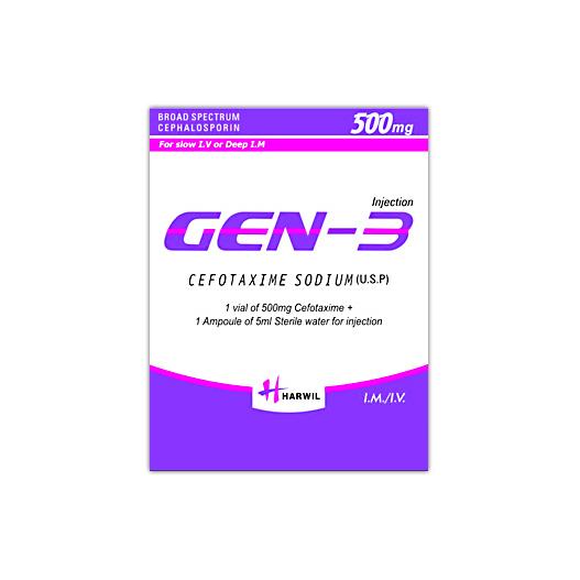 Gen-3 Injection 500 mg 1 Vial