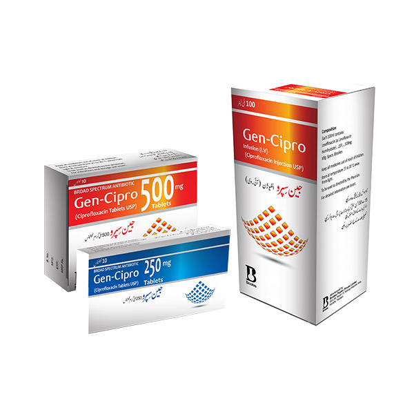 GEN-CIPRO 250mg Tablet 10s