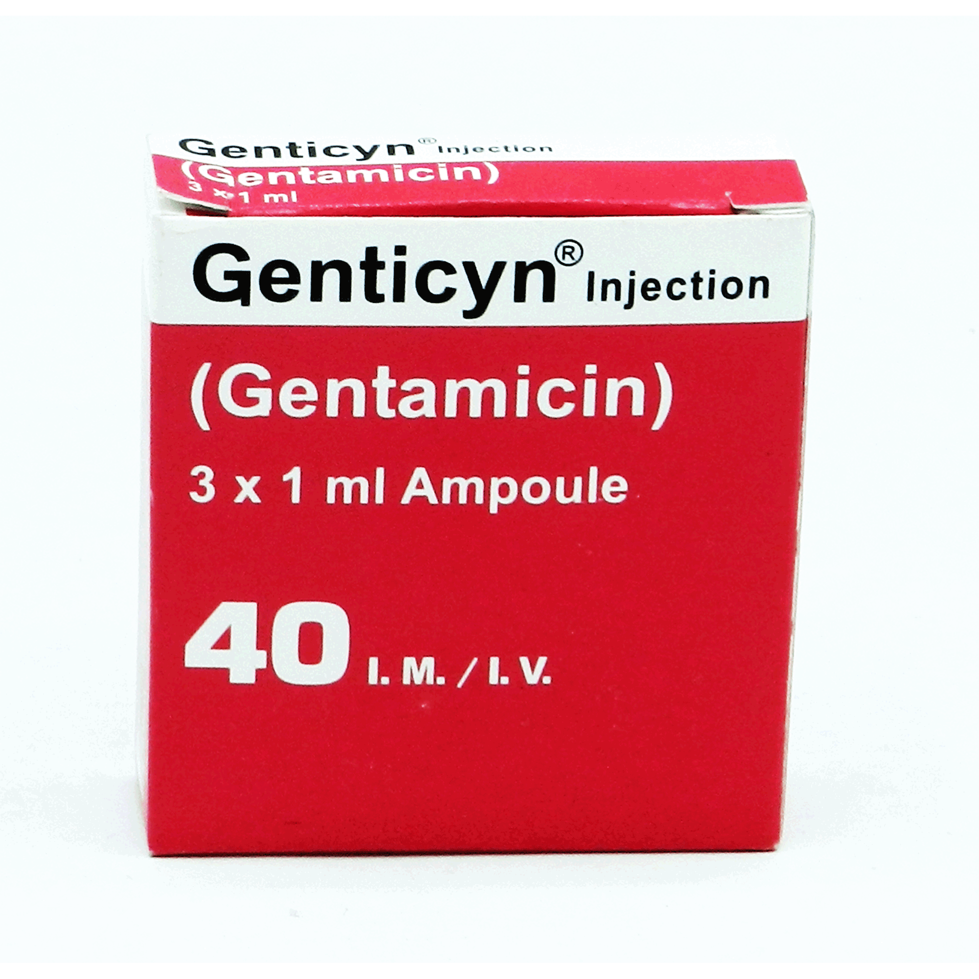 Genticyn Injection 40 mg 1 mLx3 Amp