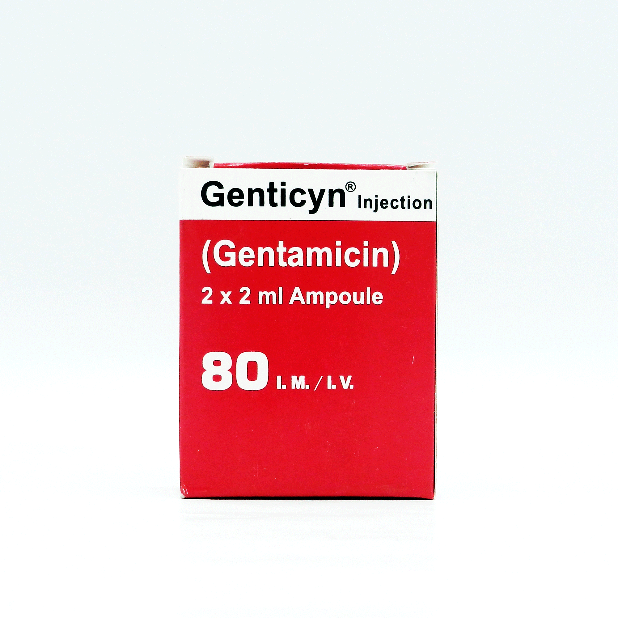 Genticyn Injection 80 mg 2 mLx2 Amp