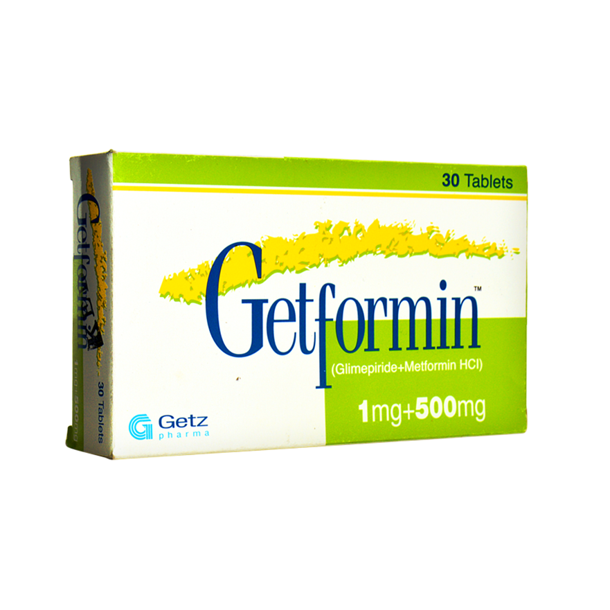 Getformin tablet 1/500 mg 30’s