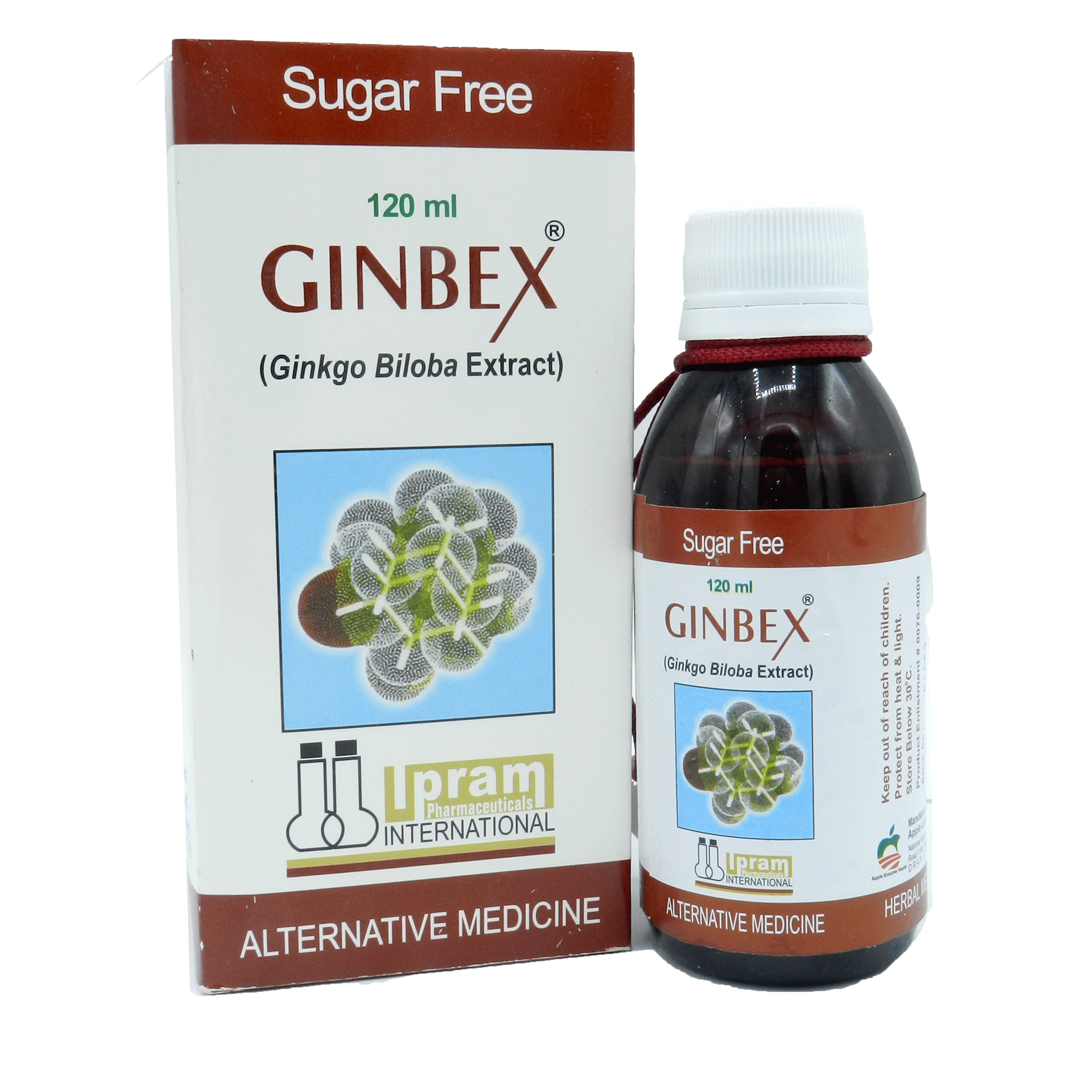 GINBEX 120mg|5ml Syrup 120ml