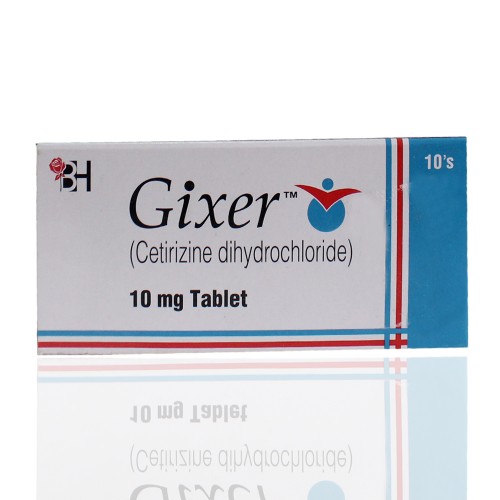 Gixer tablet 10 mg 10’s
