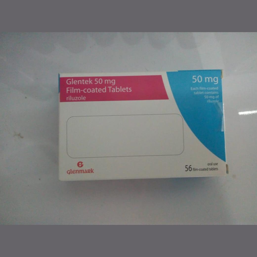 Glentek 50mg Film-coated Tablets (Riluzole) imported