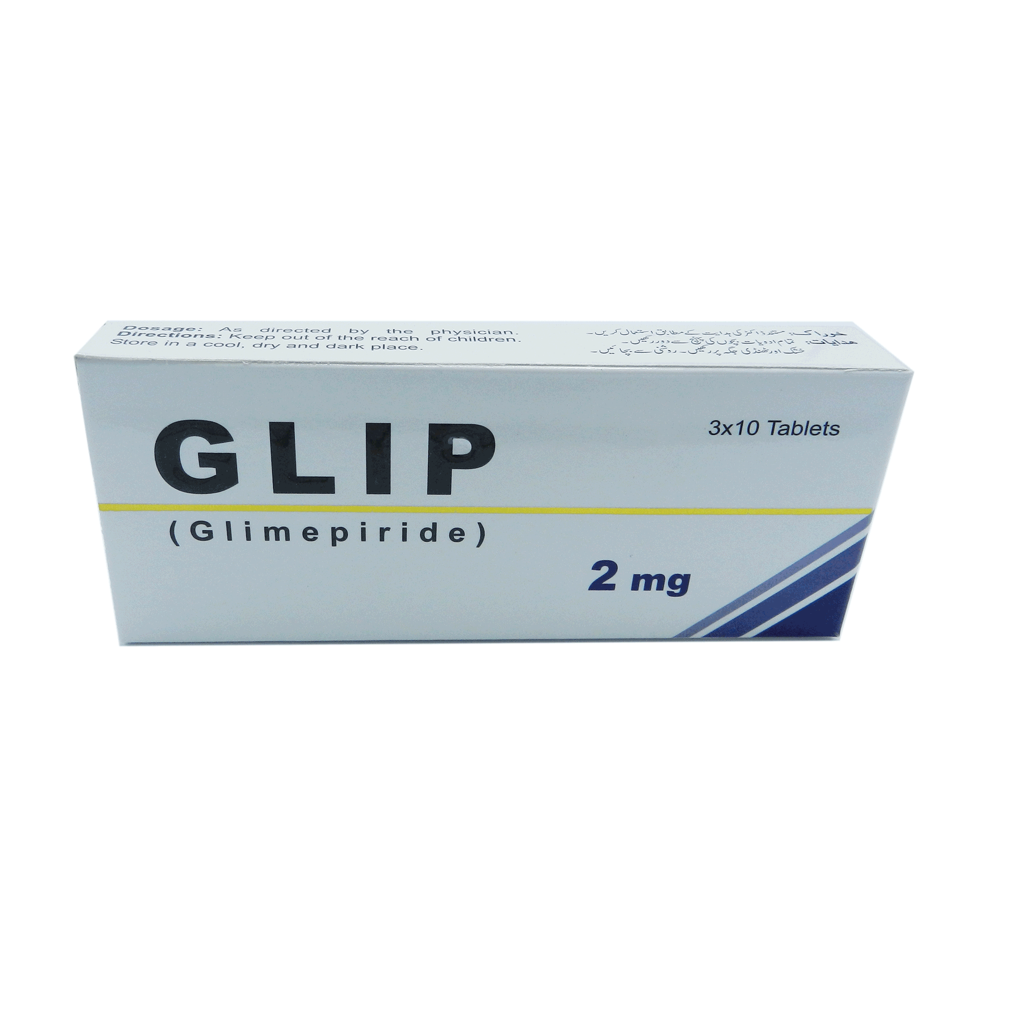 Glip tablet 2 mg 3×10’s