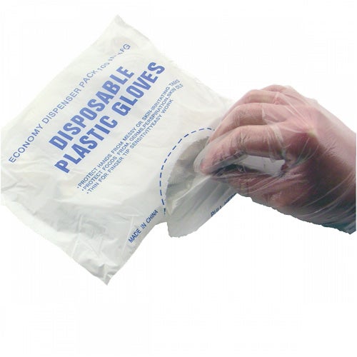 GLOVES PLASTIC DISPOSABLE