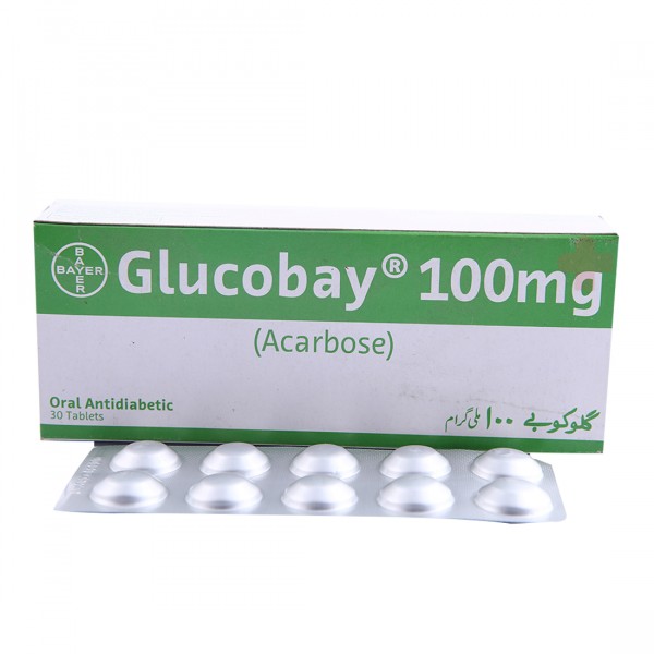 Glucobay tablet 100 mg 3×10’s