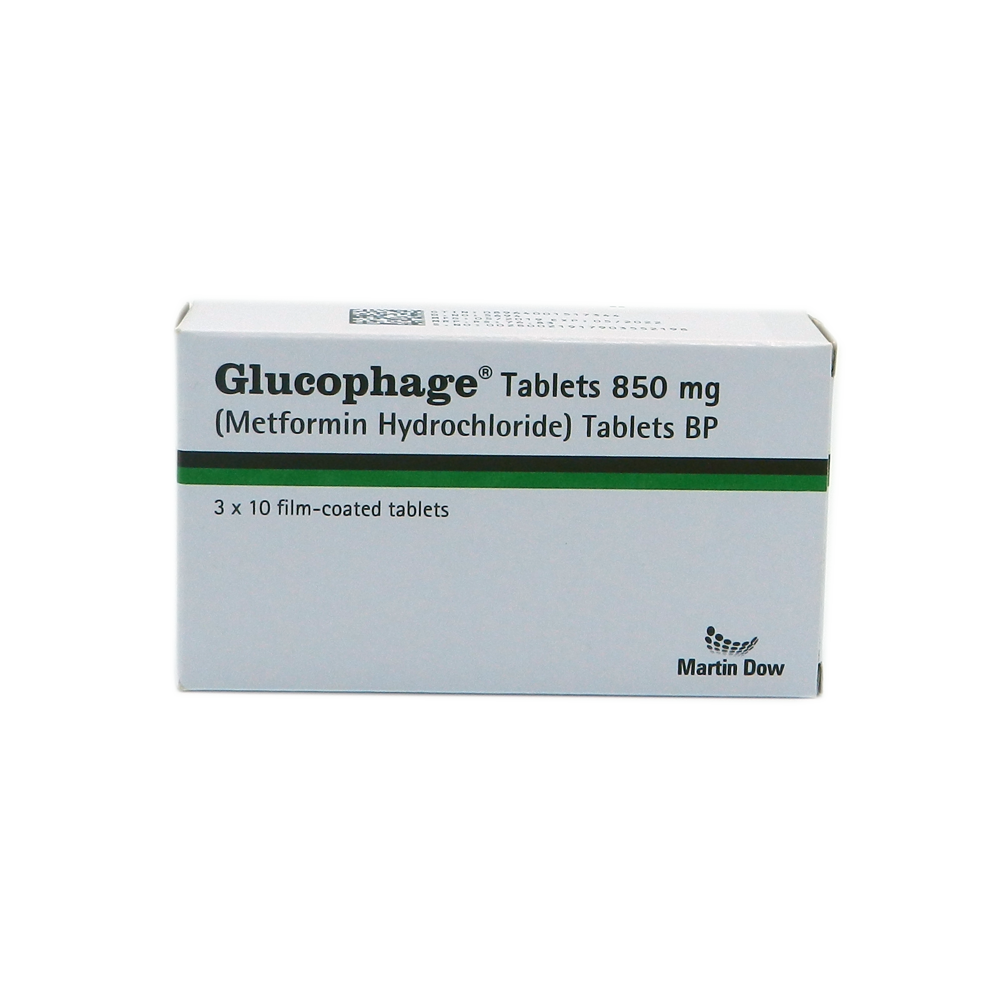 Glucophage tablet 850 mg 3×10’s