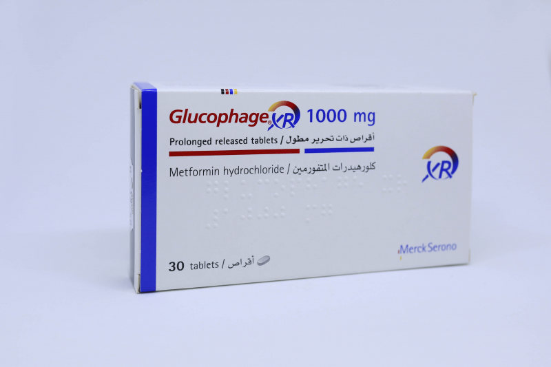 GLUCOPHAGE XR 1000MG TAB 30S imported from Dubai ^